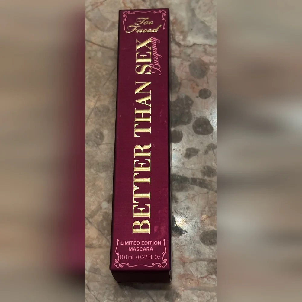 Too Faced BTS Volumizing Mascara Burgundy. BNIB